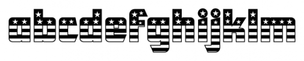 CFB1 American Patriot SOLID 1 Font LOWERCASE