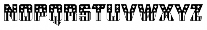 CFB1 American Patriot SOLID 2 Font UPPERCASE