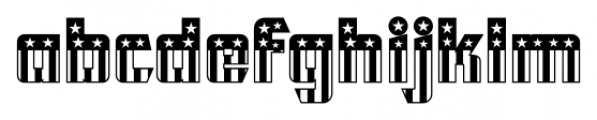 CFB1 American Patriot SOLID 2 Font LOWERCASE