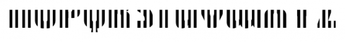 CFB1 Captain Narrow SOLID 2 Bold Italic Font LOWERCASE