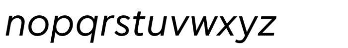CF Asty Oblique Font LOWERCASE