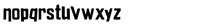 CF Bitronik Regular Font LOWERCASE