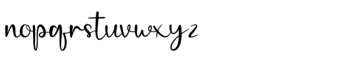 CF Boldique Script Regular Font LOWERCASE