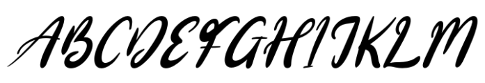 CF Caldrico Bold Italic Font UPPERCASE