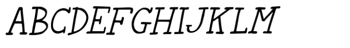 CF Chymer Italic Font UPPERCASE