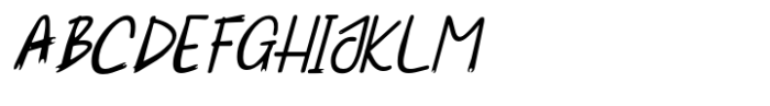 CF Clusk Throwie Italic Font UPPERCASE