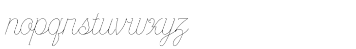 CF Cozyscript Light Font LOWERCASE