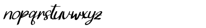 CF Giveryna Italic Font LOWERCASE