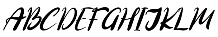 CF Janellyssa Italic Font UPPERCASE