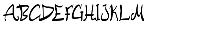 CF Lusk Drip Regular Font UPPERCASE