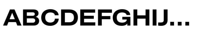 CF Mod Grotesk Bold Expanded Font UPPERCASE