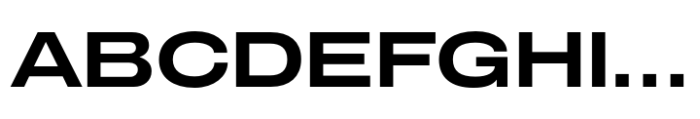 CF Mod Grotesk Bold Extra Expanded Font UPPERCASE