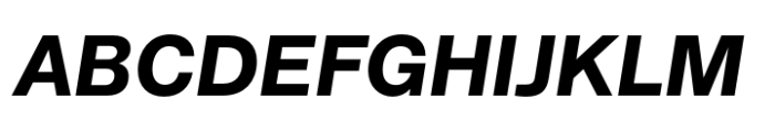 CF Mod Grotesk Bold Oblique Font UPPERCASE