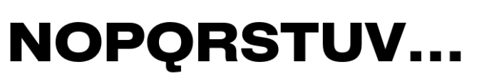 CF Mod Grotesk Extra Bold Expanded Font UPPERCASE