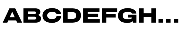 CF Mod Grotesk Extra Bold Extra Expanded Font UPPERCASE