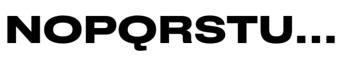 CF Mod Grotesk Extra Bold Extra Expanded Font UPPERCASE