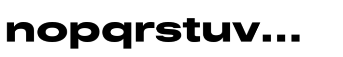 CF Mod Grotesk Extra Bold Extra Expanded Font LOWERCASE
