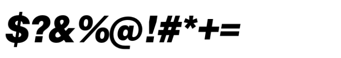 CF Mod Grotesk Extra Bold Oblique Font OTHER CHARS