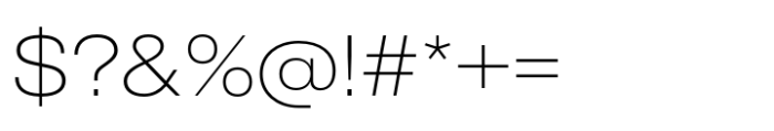 CF Mod Grotesk Extra Light Expanded Font OTHER CHARS