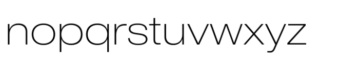 CF Mod Grotesk Extra Light Expanded Font LOWERCASE