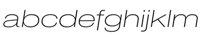 CF Mod Grotesk Extra Light Extra Expanded Oblique FONT