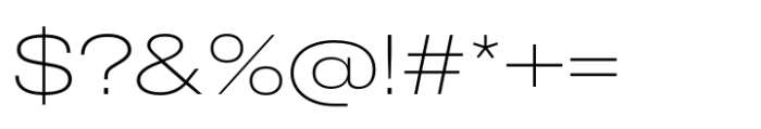 CF Mod Grotesk Extra Light Extra Expanded Font OTHER CHARS