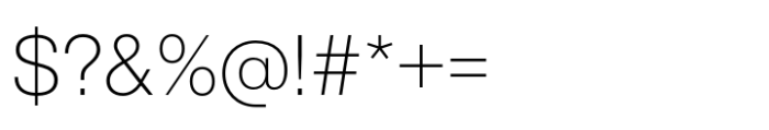CF Mod Grotesk Extra Light Font OTHER CHARS
