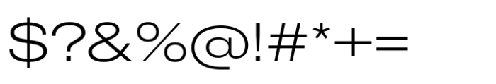 CF Mod Grotesk Light Extra Expanded Font OTHER CHARS