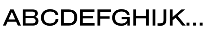 CF Mod Grotesk Medium Expanded Font UPPERCASE