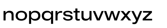 CF Mod Grotesk Medium Expanded Font LOWERCASE