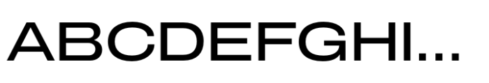 CF Mod Grotesk Medium Extra Expanded Font UPPERCASE