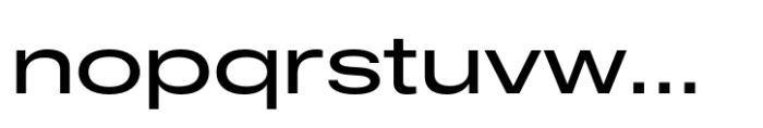 CF Mod Grotesk Medium Extra Expanded Font LOWERCASE