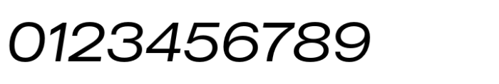 CF Mod Grotesk Regular Expanded Oblique Font OTHER CHARS
