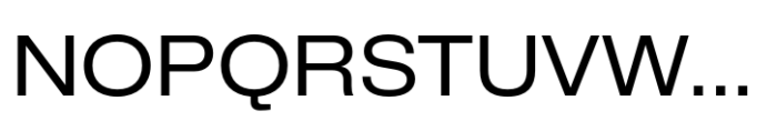CF Mod Grotesk Regular Expanded Font UPPERCASE