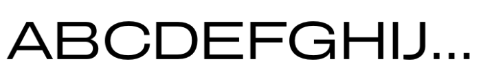 CF Mod Grotesk Regular Extra Expanded Font UPPERCASE