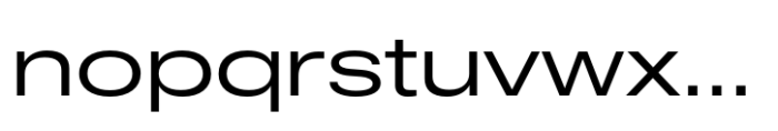 CF Mod Grotesk Regular Extra Expanded Font LOWERCASE