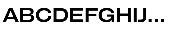 CF Mod Grotesk Semi Bold Expanded Font UPPERCASE