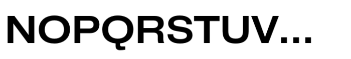 CF Mod Grotesk Semi Bold Expanded Font UPPERCASE