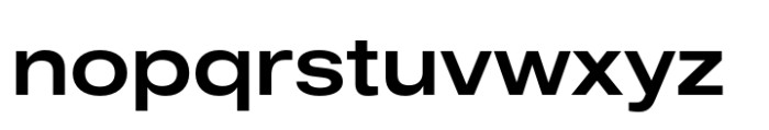 CF Mod Grotesk Semi Bold Expanded Font LOWERCASE