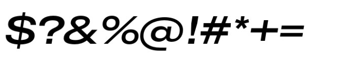 CF Mod Grotesk Semi Bold Extra Expanded Oblique Font OTHER CHARS