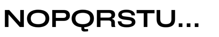 CF Mod Grotesk Semi Bold Extra Expanded Font UPPERCASE
