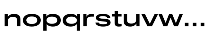 CF Mod Grotesk Semi Bold Extra Expanded Font LOWERCASE