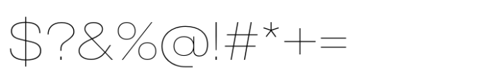 CF Mod Grotesk Thin Expanded Font OTHER CHARS