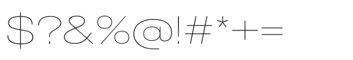 CF Mod Grotesk Thin Extra Expanded Font OTHER CHARS
