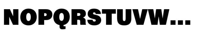 CF Mod Grotesk Ultra Font UPPERCASE