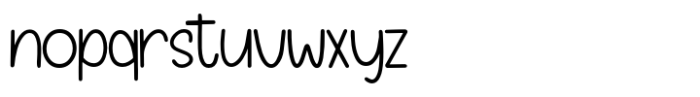 CF Mono Street Regular Font LOWERCASE