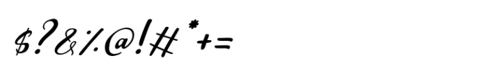 CF Niralise Vale Italic Font OTHER CHARS