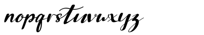 CF Niralise Vale Italic Font LOWERCASE