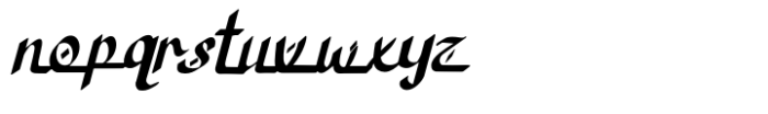 CF Nurhijaz Italic Font LOWERCASE