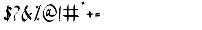 CF Nurhijaz Regular Font OTHER CHARS